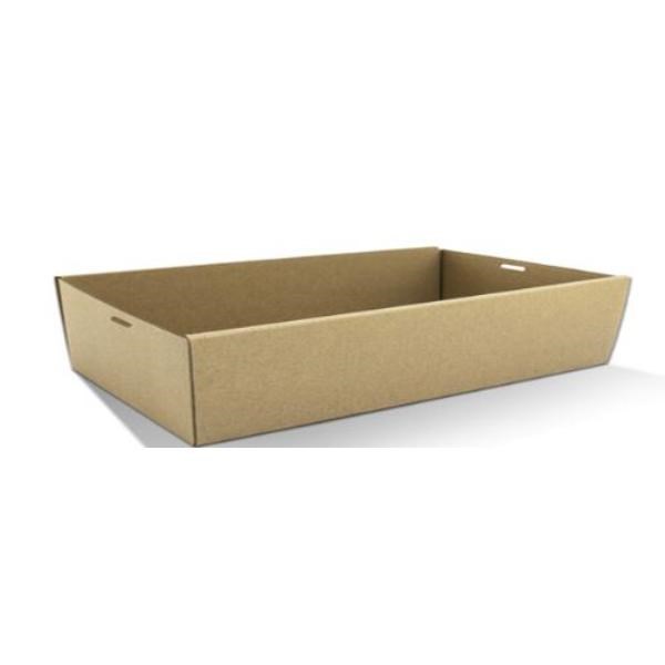 Brown Catering Tray - Large 560x255x80mm (50)